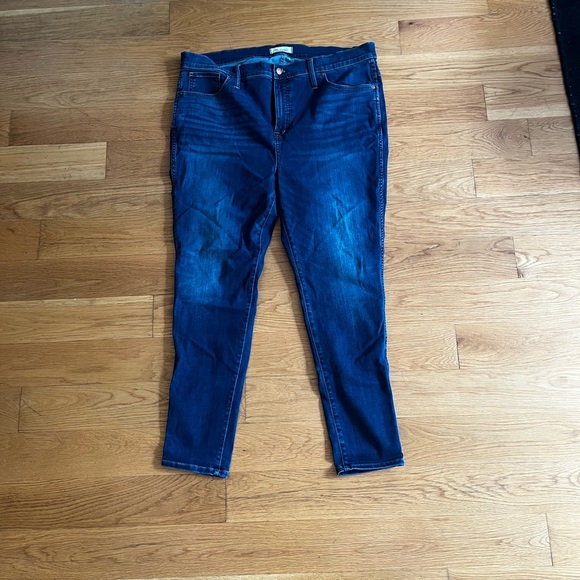 MADEWELL 10” High-Rise Skinny Jeans, Size 35 - Picture 2 of 5